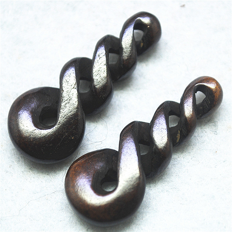 Women Fashion Nz - 2PCS New Brown Bone Pendants Western
