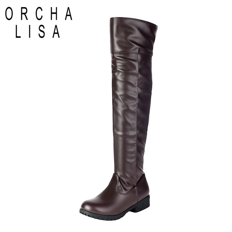 Women Fashion Over 50 - ORCHA LISA 2025 Fashion Thigh Boots