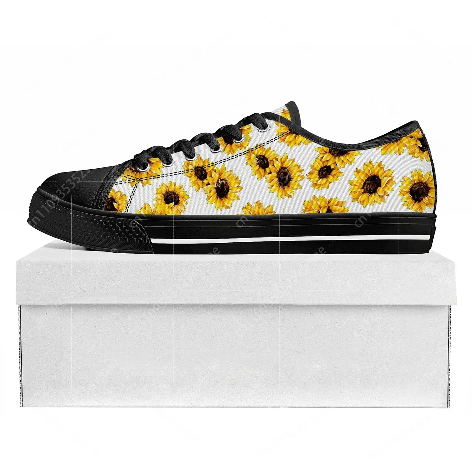 Sunflower Yellow Flower Low To - Women'S Yellow Fashion Sneakers 评论和价格