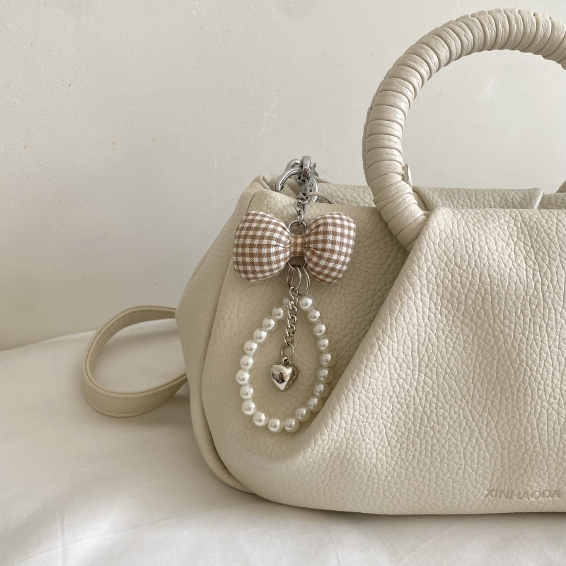 Pleated Design Round Top-handl - Women'S Fashion Boutique 评论和价格