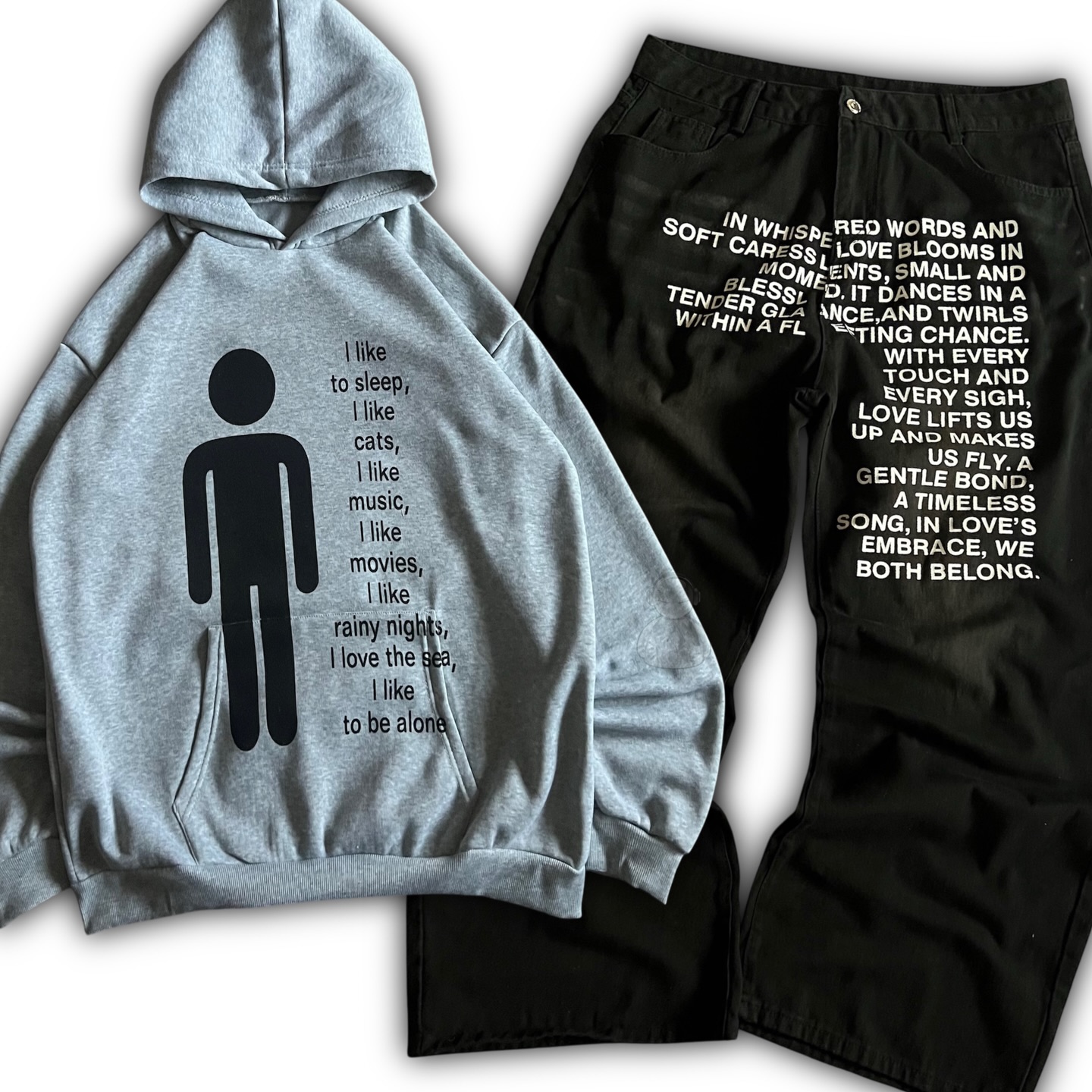 American Pattern Letter Jeans  - Women'S Fashion Hoodie 评论和价格