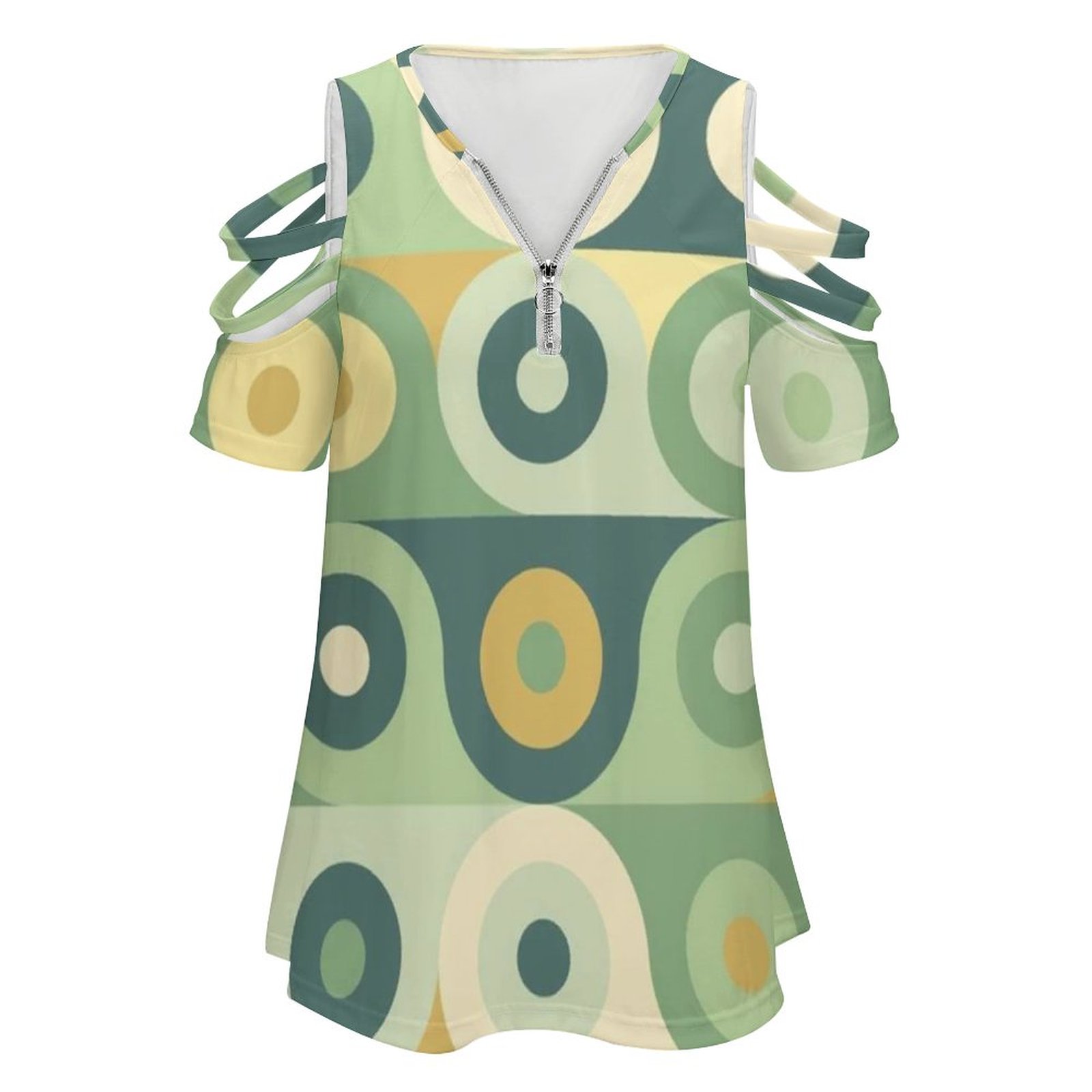 Groovy 70's Pattern Women Zipp - Women'S Fashion In The 70S 评论和价格