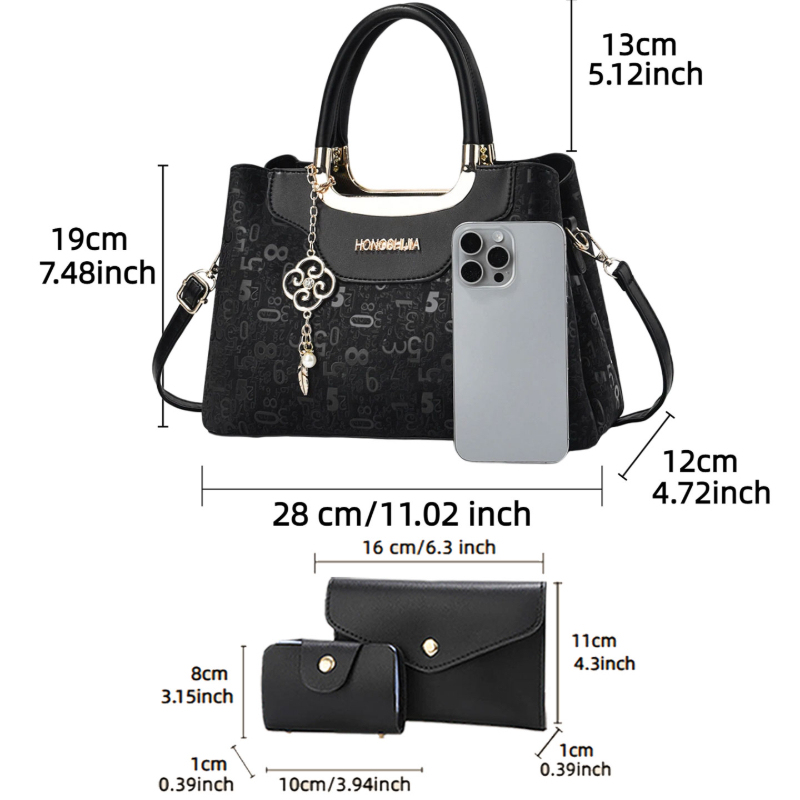 3-piece Fashion Women's Handba - Women Fashion Handbags 评论和价格