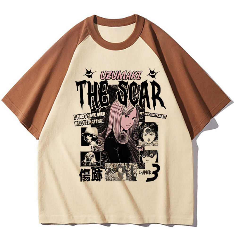 Junji Ito top tees girl Digita - Women'S Fashion From The 80S 评论和价格
