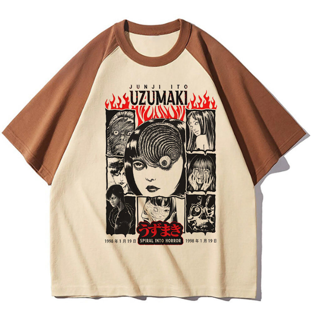 Junji Ito top tees girl Digita - Women'S Fashion From The 80S 评论和价格