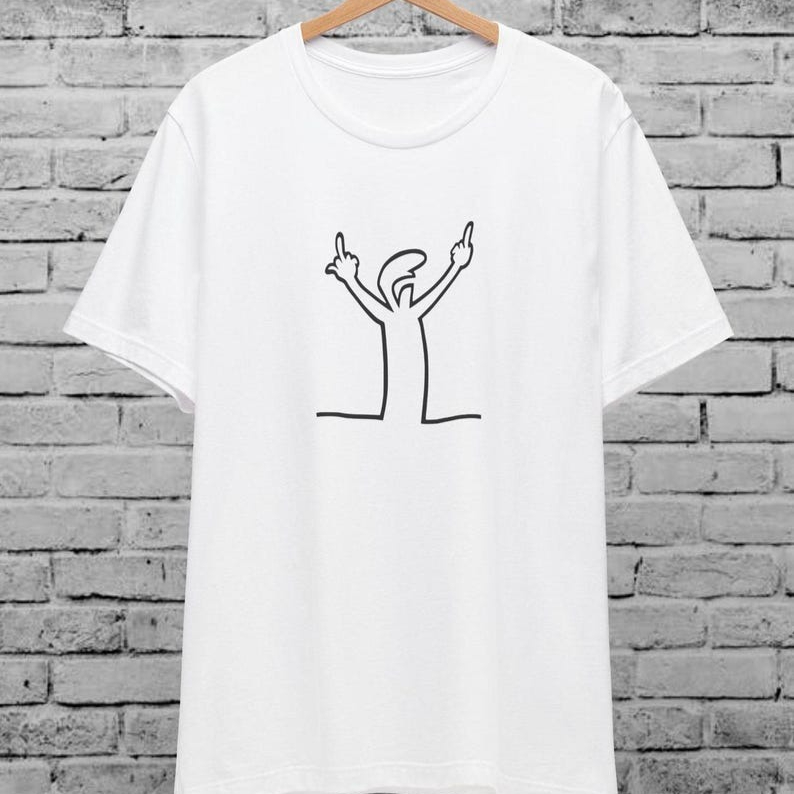 Angry La Linea Unisex T-Shirt  - Women'S Fashion From The 80S 评论和价格