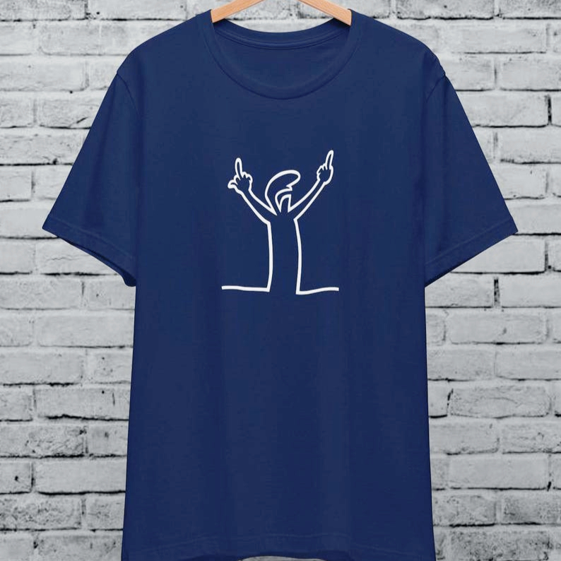 Angry La Linea Unisex T-Shirt  - Women'S Fashion From The 80S 评论和价格