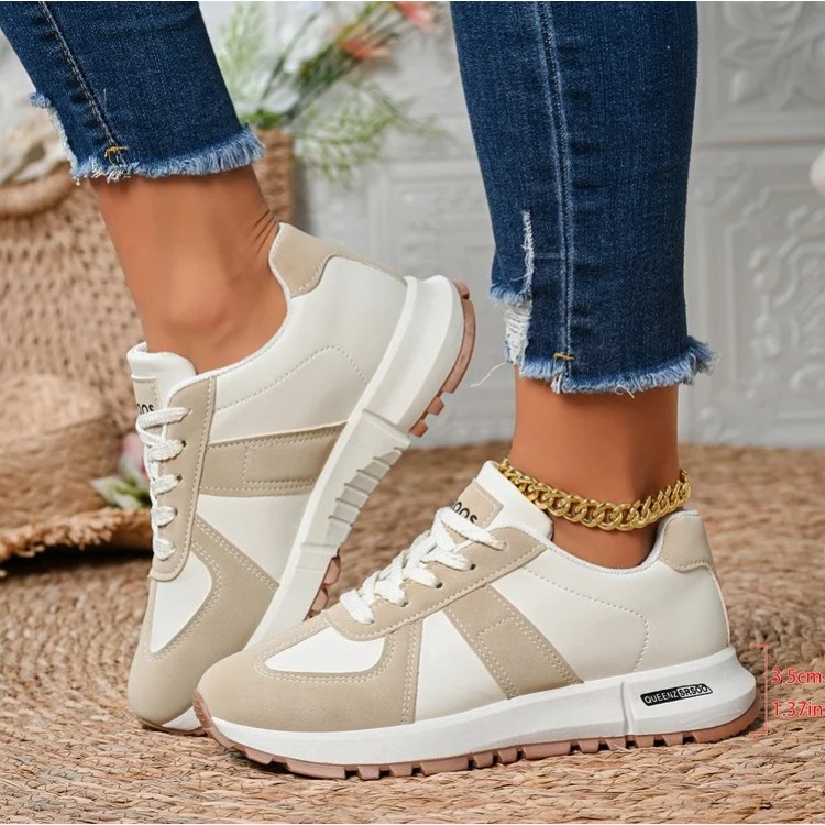 Fashion Striped Women's Lightw - Women'S Yellow Fashion Sneakers 评论和价格