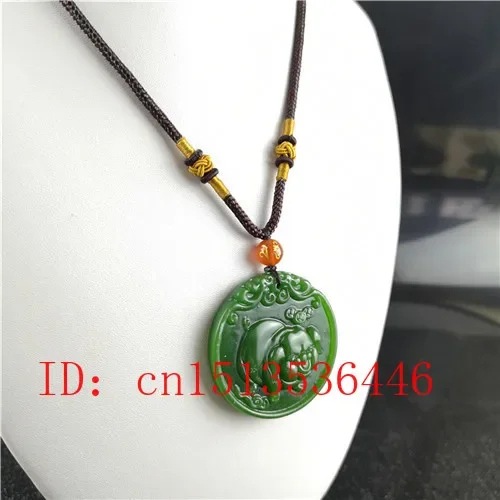 Natural Green Chinese Pig Carv - Women'S Fashion Jewellery 评论和价格