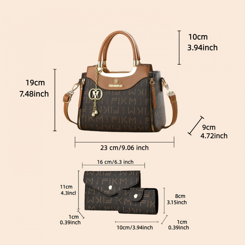 3-piece set of light luxury hi - Women Fashion Handbags 评论和价格
