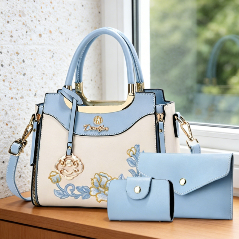 3-piece set of high-quality em - Women Fashion Handbags 评论和价格