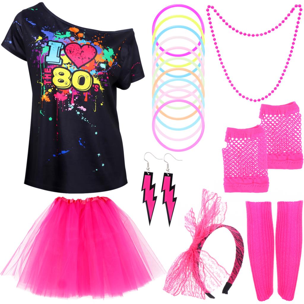 80s Fancy Dress Accessories Re - Women'S Fashion From The 80S 评论和价格