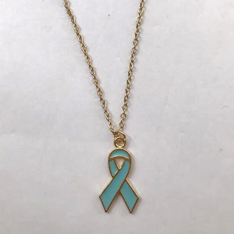 Gold Color Enamel Breast Cance - Women'S Fashion Boutique 评论和价格