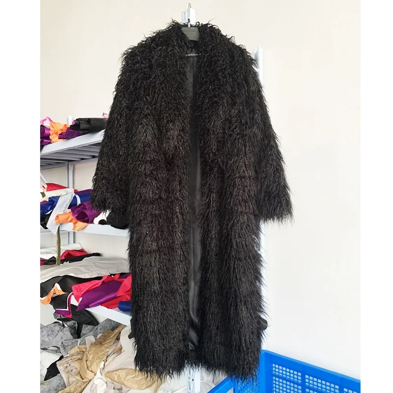 Women Faux Fur Long Coat Therm - Women Fashion Over 50 评论和价格