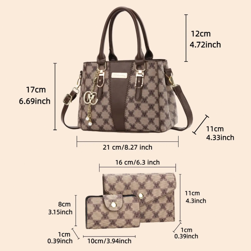 Light luxury high-end letter p - Women Fashion Handbags 评论和价格