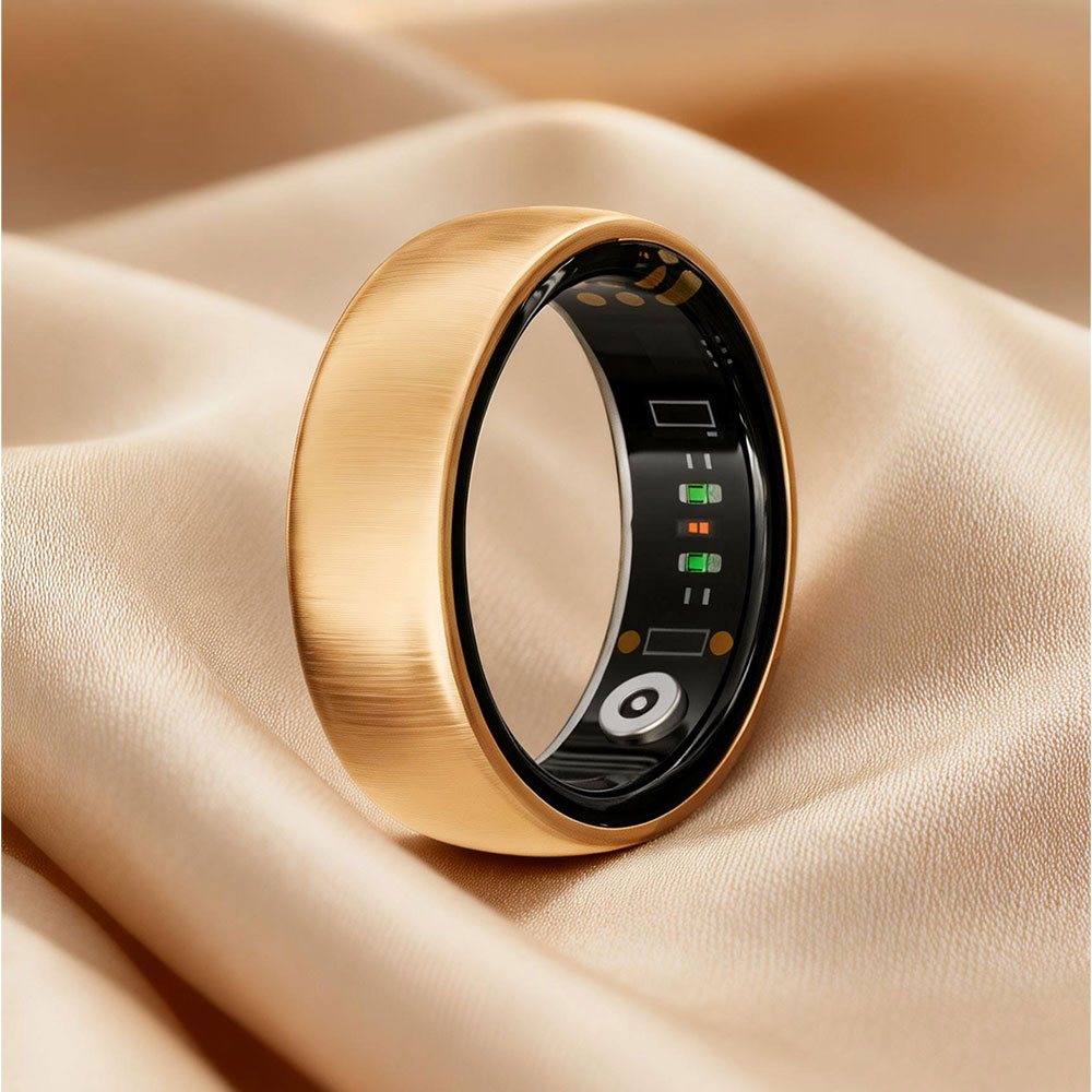 AURA Matt Smart Ring Fitness S - Women'S Fashion Rings Gold 评论和价格