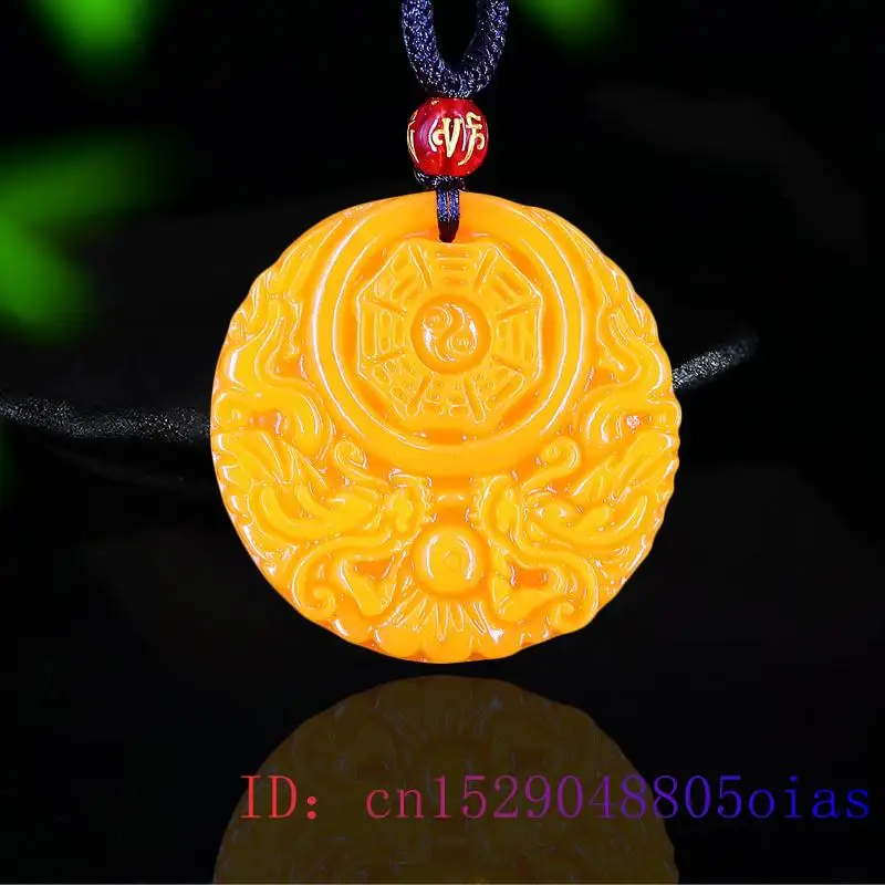 Yellow Jade Dragon Pendant Gif - Women'S Fashion Jewellery 评论和价格