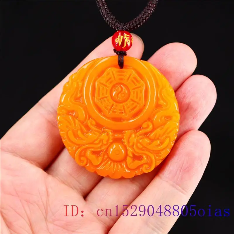Yellow Jade Dragon Pendant Gif - Women'S Fashion Jewellery 评论和价格
