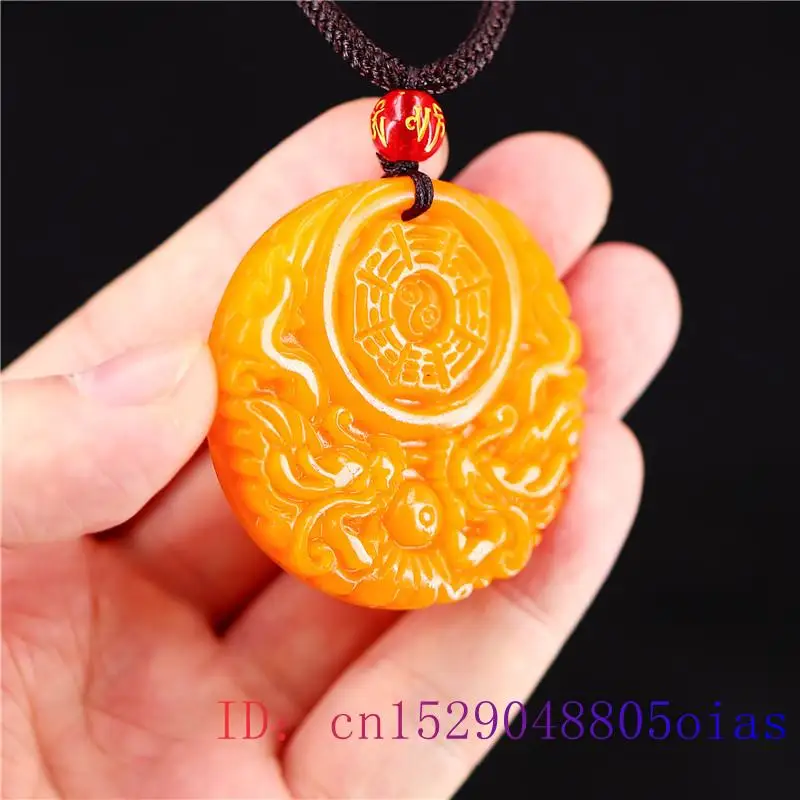 Yellow Jade Dragon Pendant Gif - Women'S Fashion Jewellery 评论和价格