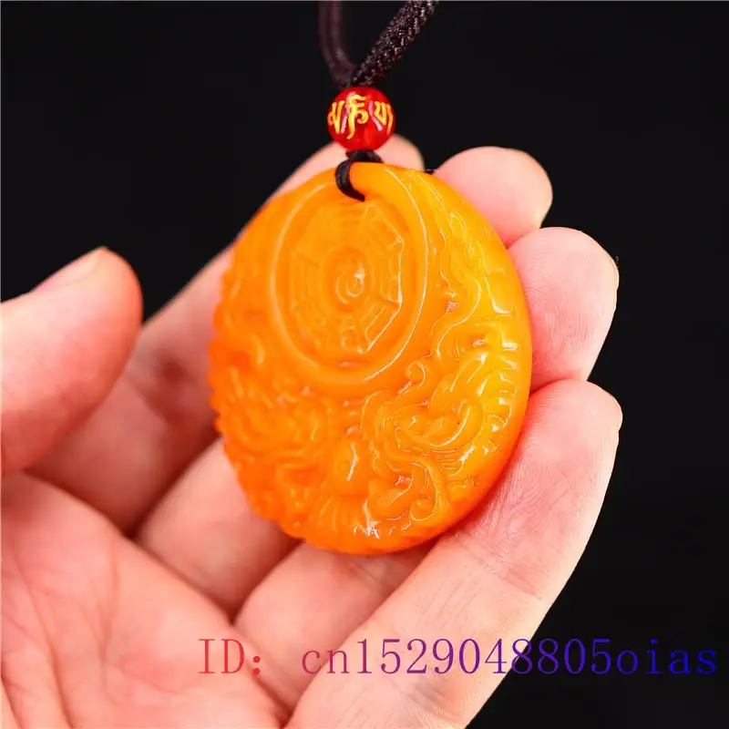 Yellow Jade Dragon Pendant Gif - Women'S Fashion Jewellery 评论和价格