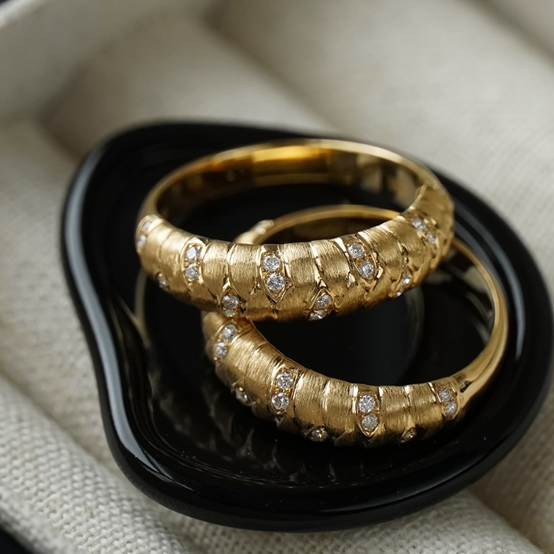Aazuo Fine Jewelry Real 18K Ye - Women'S Fashion Rings Gold 评论和价格