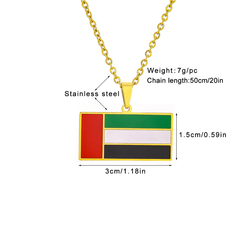United Arab Emirates Flag Pend - Women Fashion Uae 评论和价格