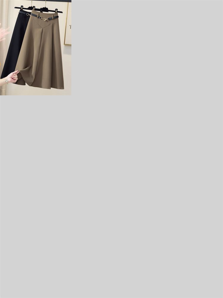 Spring Autumn New Style Women' - A-Line Skirt Midi 评论和价格