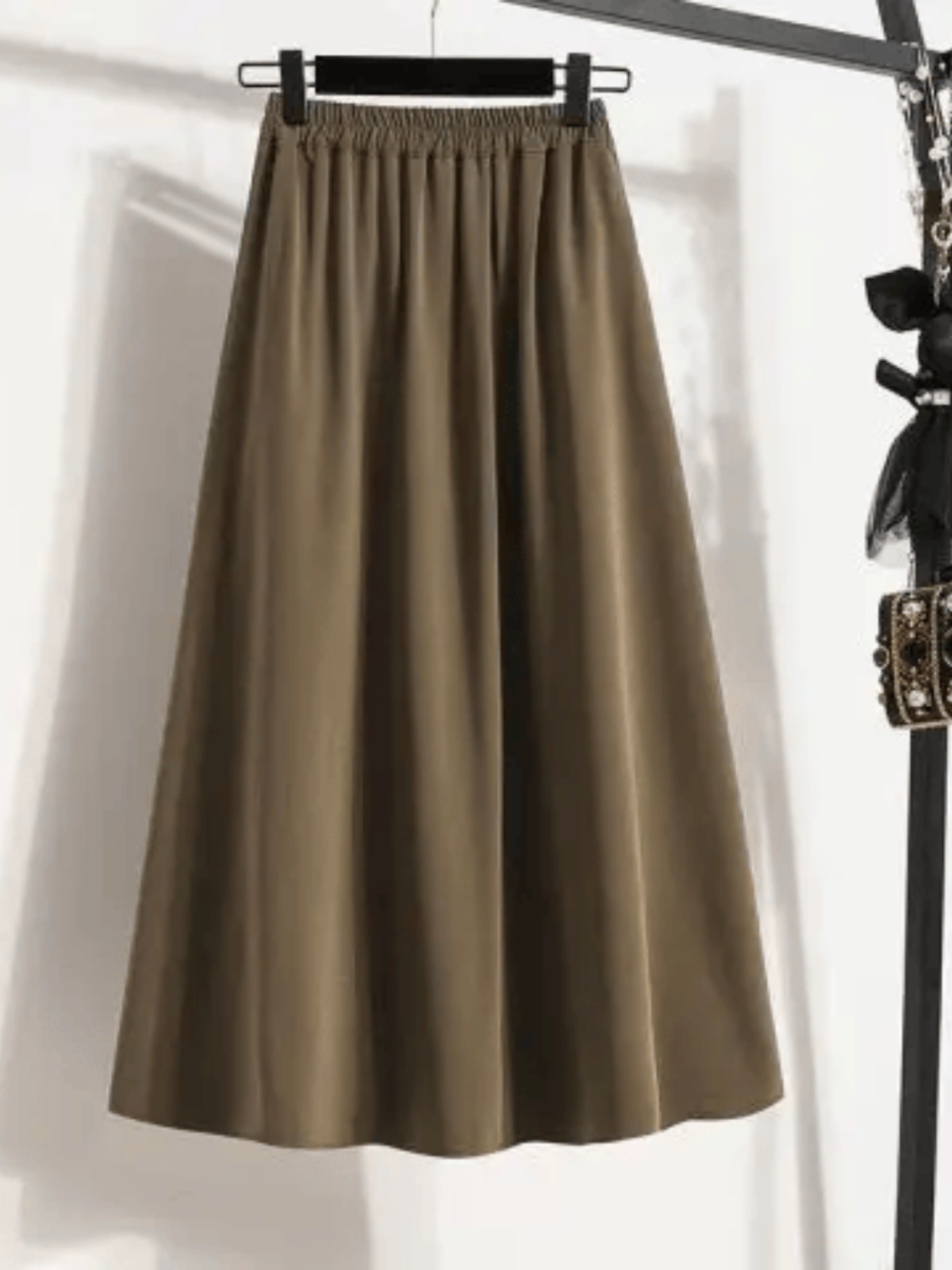 plus Size Midi Skirt Women's S - A-Line Skirt Midi 评论和价格