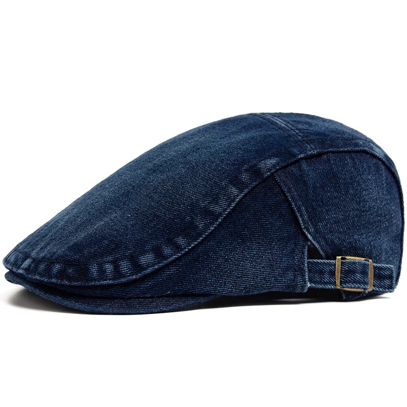 Adjustable Denim Cotton Beret  - Women Fashion Nz 评论和价格