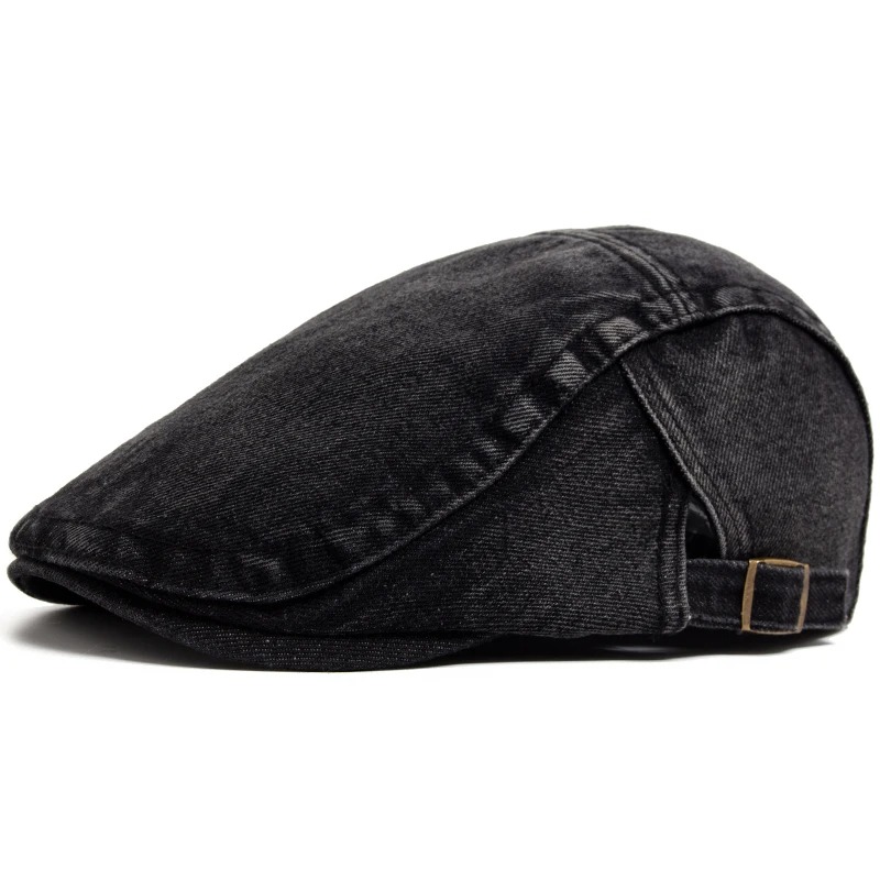 Adjustable Denim Cotton Beret  - Women Fashion Nz 评论和价格