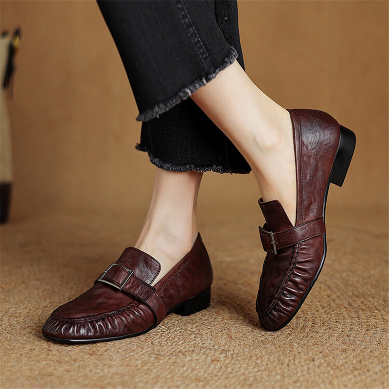 New Autumn Genuine Leather Wom - Women'S Fashion Footwear 评论和价格