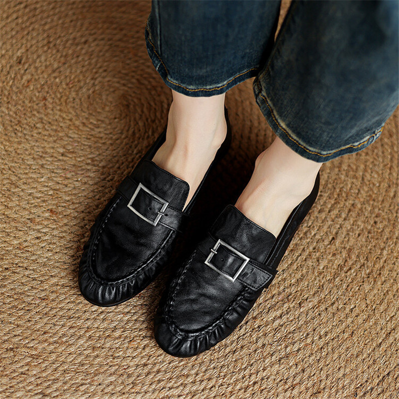 New Autumn Genuine Leather Wom - Women'S Fashion Footwear 评论和价格