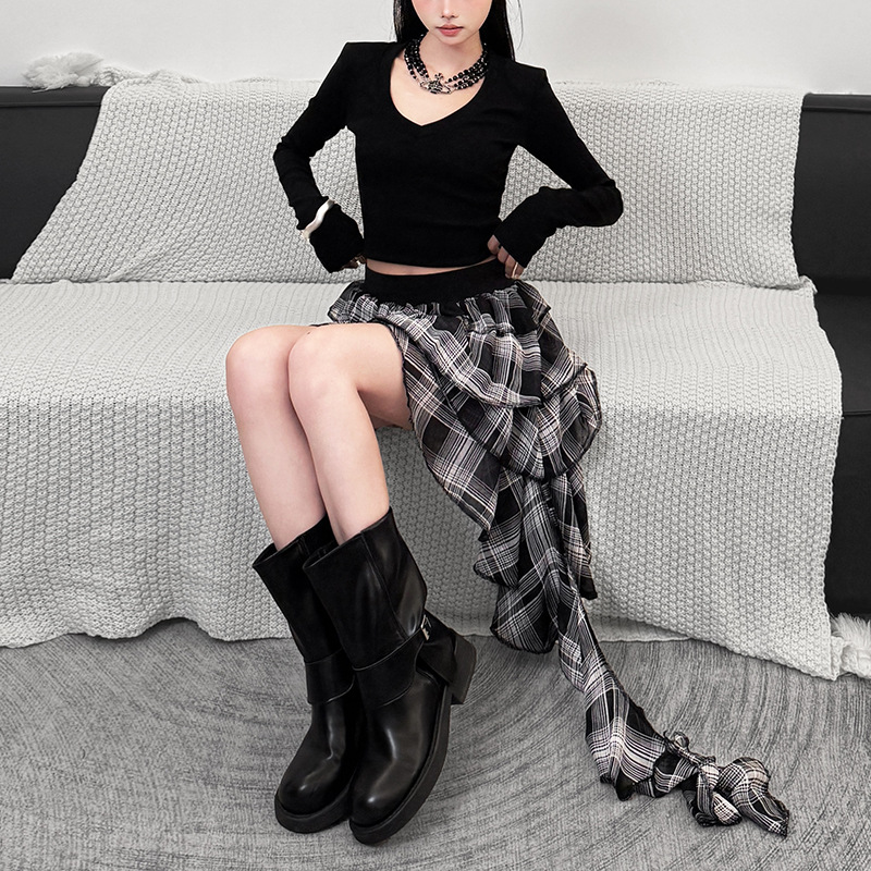 2025 New Vintage Summer Temper - A-Line Skirt Midi 评论和价格