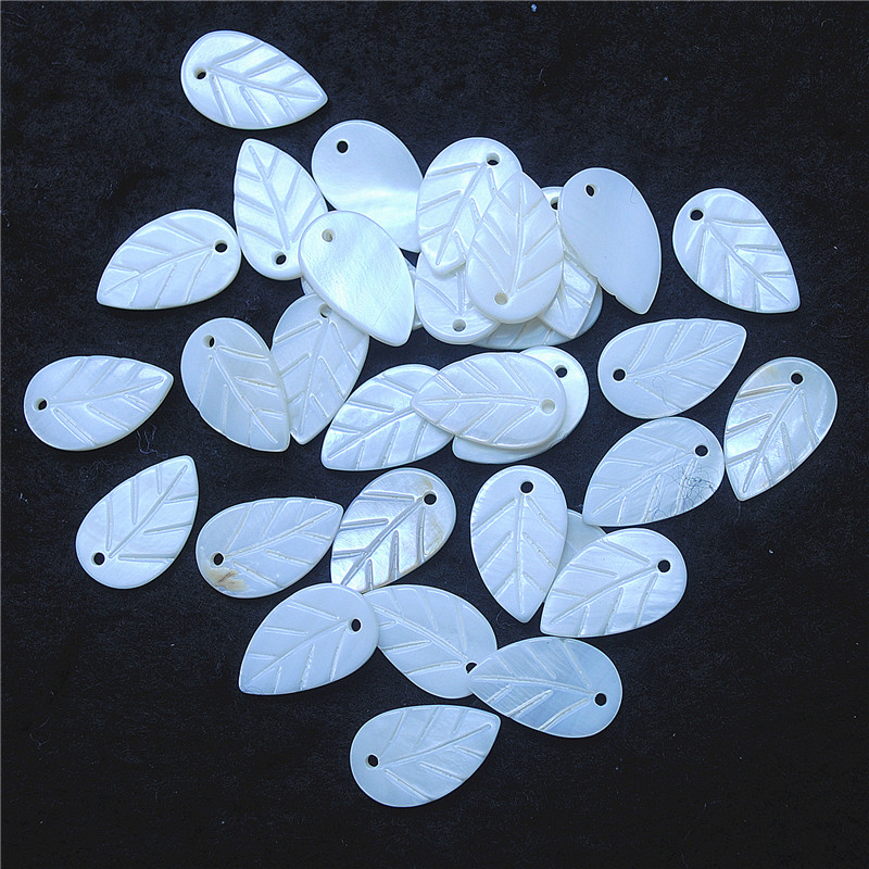 30PCS White Shell Leaf Shape 8 - Women Fashion Nz 评论和价格