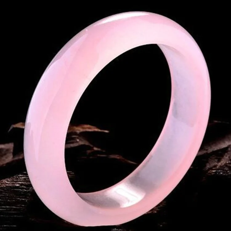 Genuine Natural Pink Jade Bang - Women'S Fashion Jewellery 评论和价格
