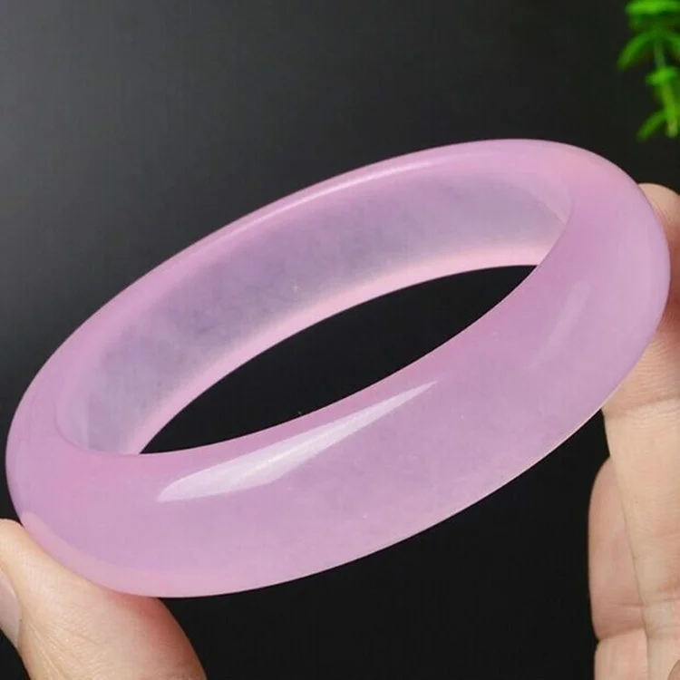 Genuine Natural Pink Jade Bang - Women'S Fashion Jewellery 评论和价格