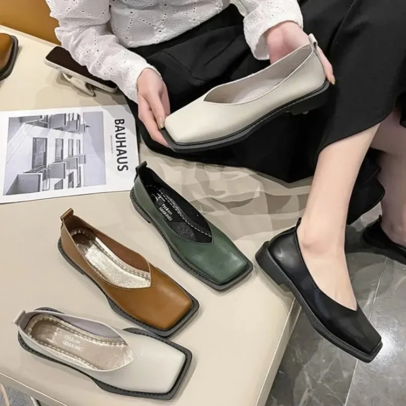 Roman Women Low Heel Pumps Lad - Women'S Fashion Footwear 评论和价格