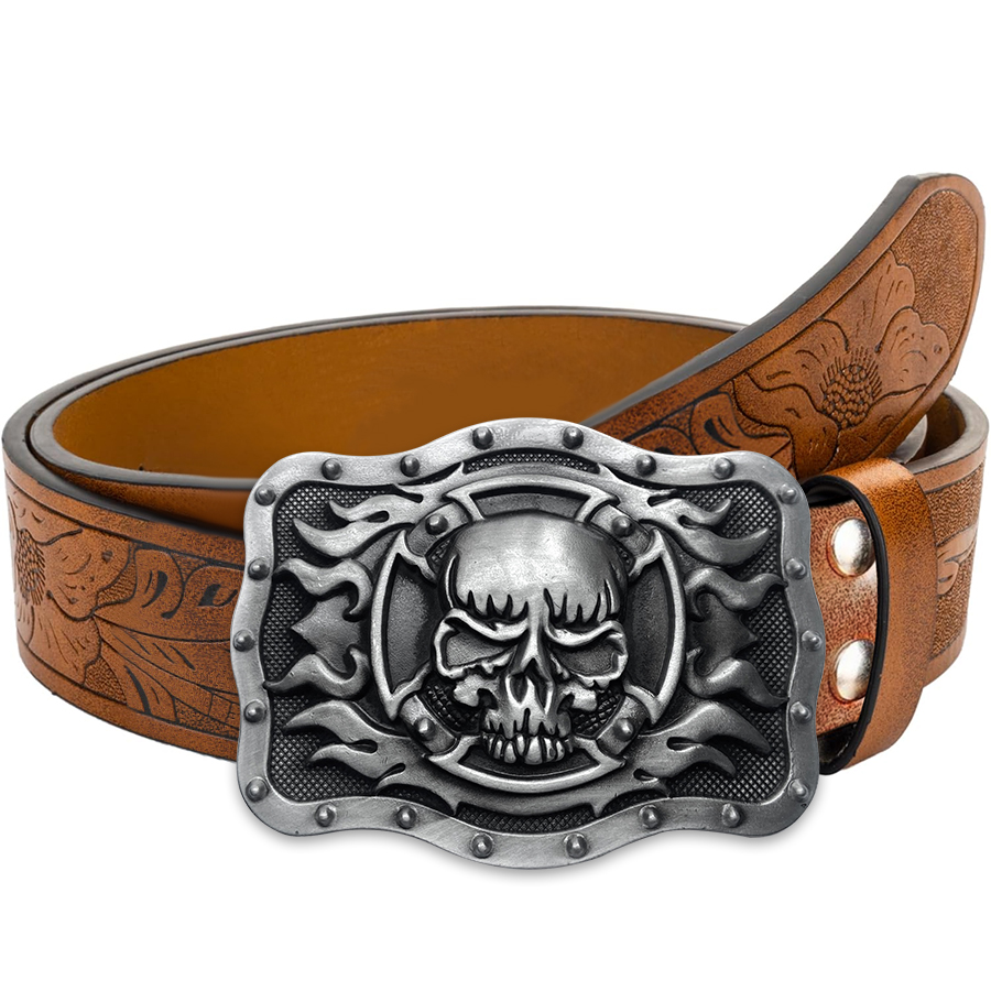 Skull Flame Belt Exquisite Car - Women Fashion Nz 评论和价格