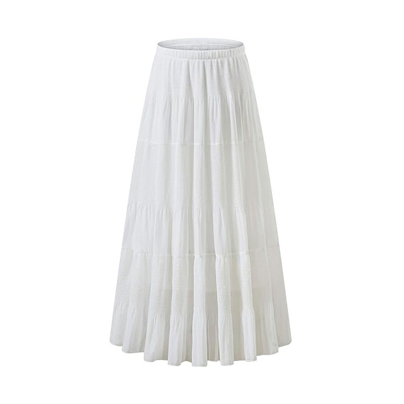 High Waist A-Line Long Skirt W - A-Line Skirt Midi 评论和价格
