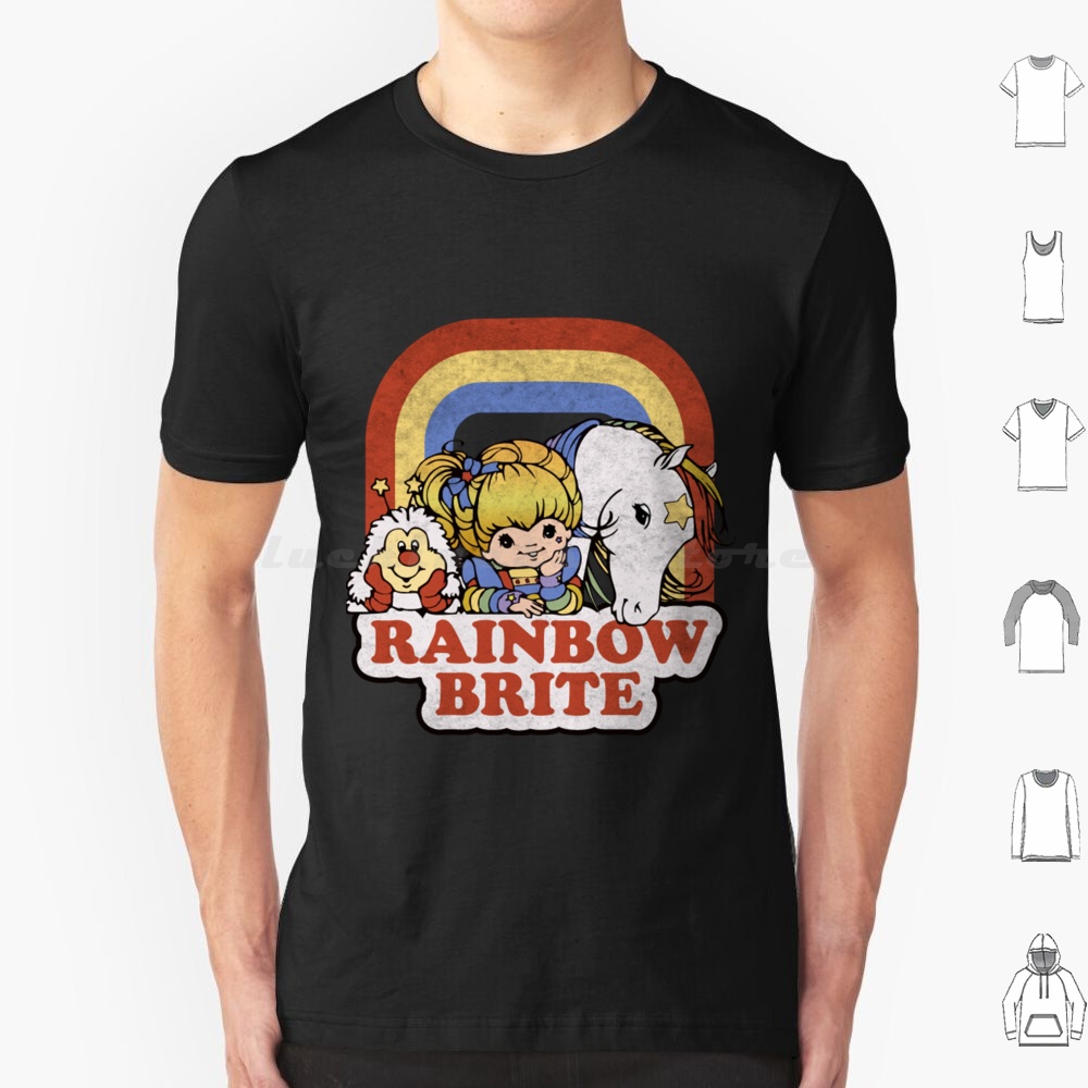 Rainbow Brite T-Shir T Shirt C - Women'S Fashion From The 80S 评论和价格