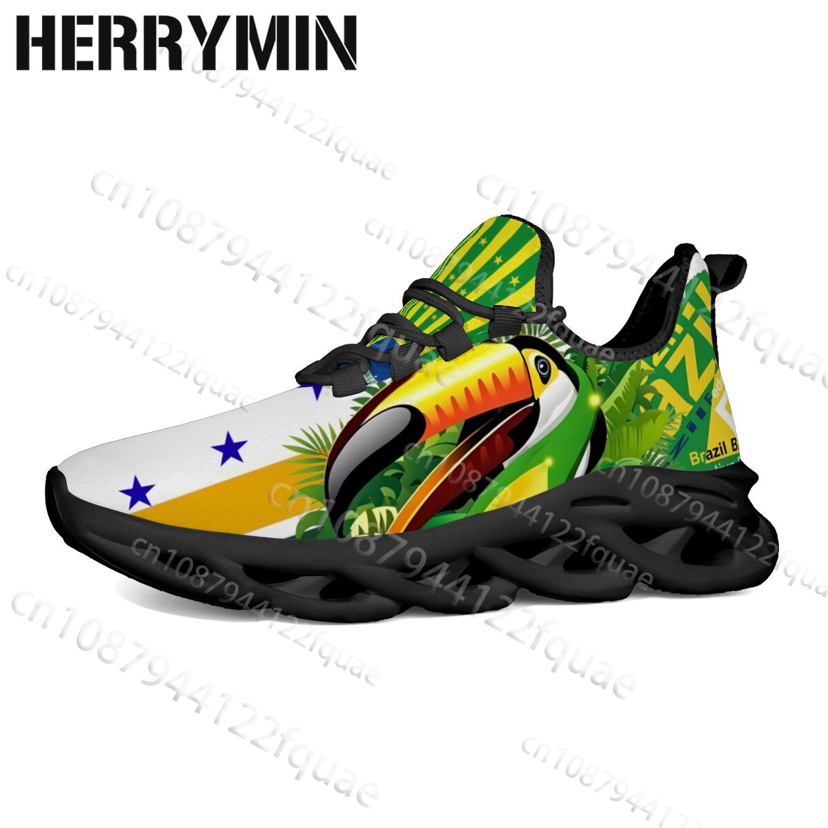 Men Women Brazil Flag Green Ye - Women'S Yellow Fashion Sneakers 评论和价格