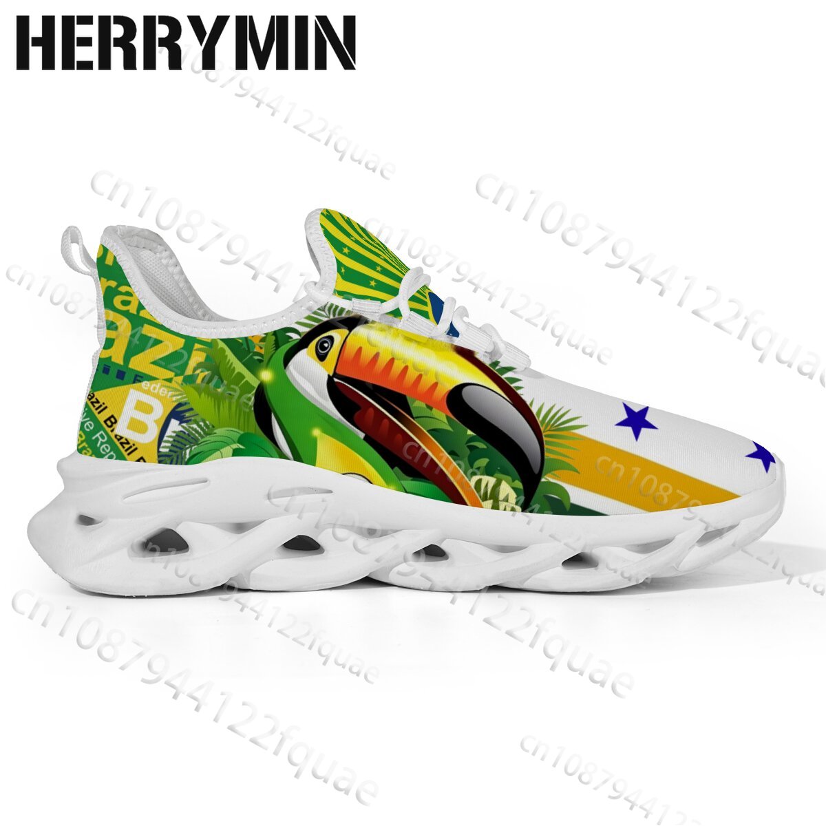 Men Women Brazil Flag Green Ye - Women'S Yellow Fashion Sneakers 评论和价格