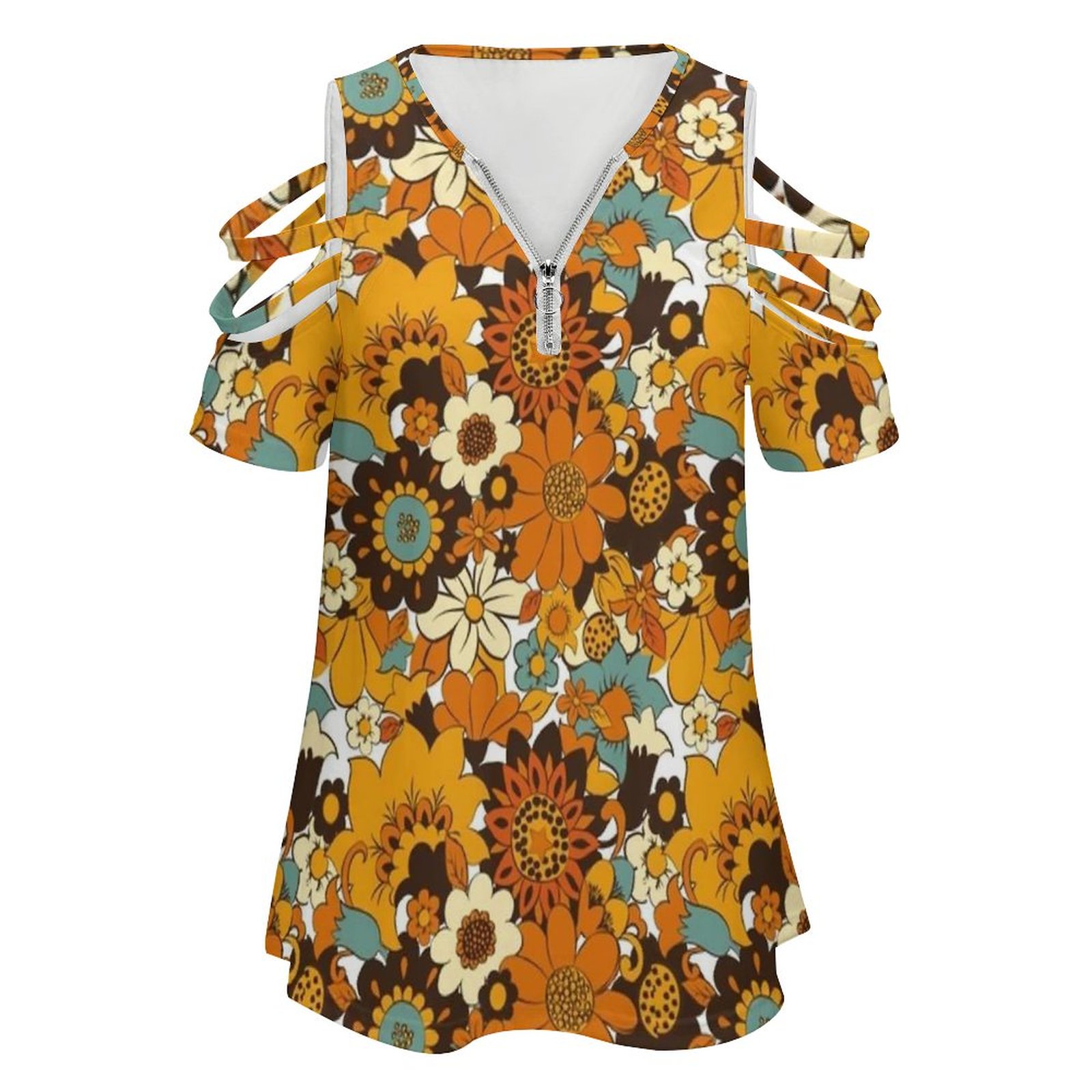 70S 60S Retro Flower Power , F - Women'S Fashion In The 70S 评论和价格