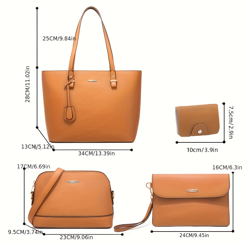 4pcs Fashion Women's Bag Sets  - Women Fashion Handbags 评论和价格