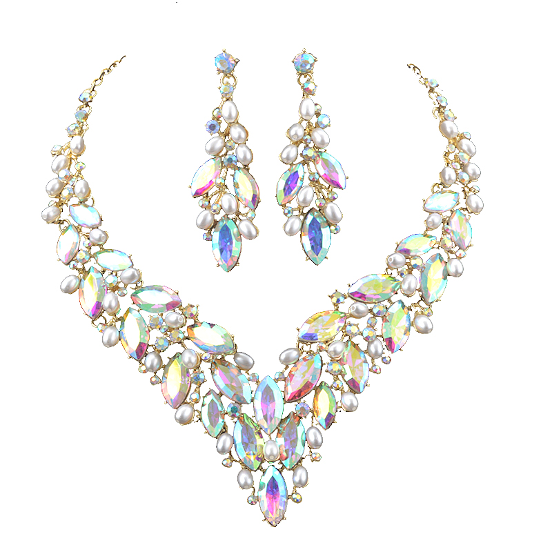 Delicate Golded Pearl Crystal  - Women'S Fashion Jewellery 评论和价格