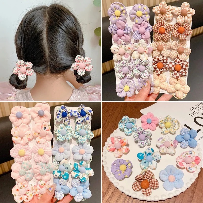 10Pcs Large Flower Elastic Hai - Women'S Fashion Boutique 评论和价格