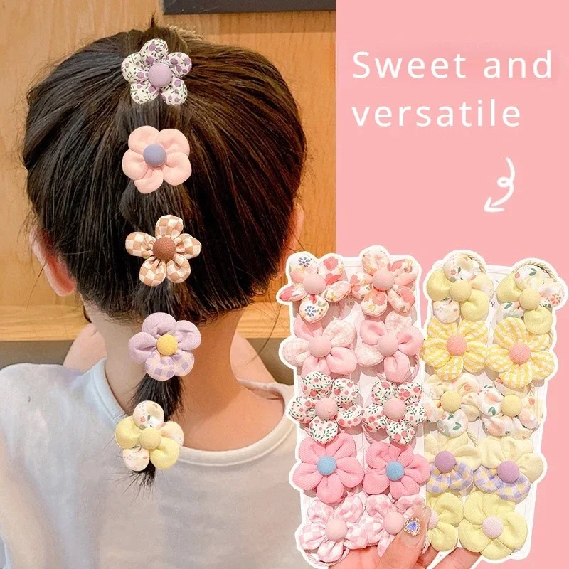 10Pcs Large Flower Elastic Hai - Women'S Fashion Boutique 评论和价格