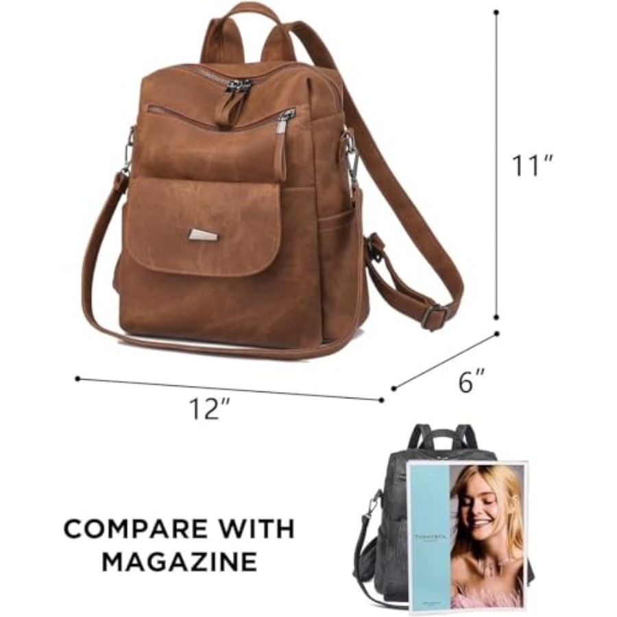 PU Leather Backpack Purse for  - Women Fashion Handbags 评论和价格
