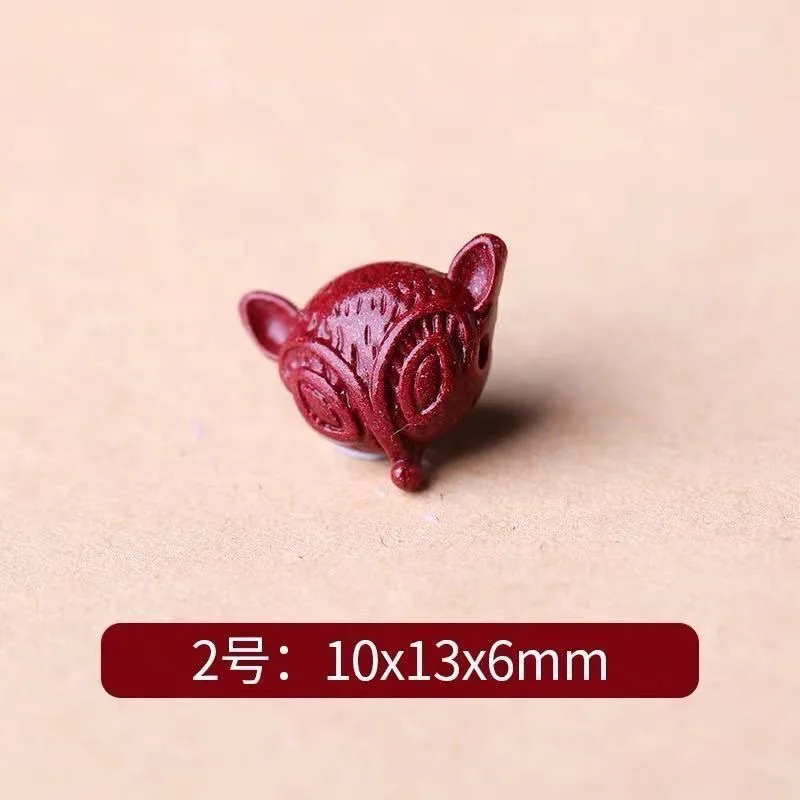 5pc Natural Cinnabar Chinese O - Women'S Fashion Jewellery 评论和价格